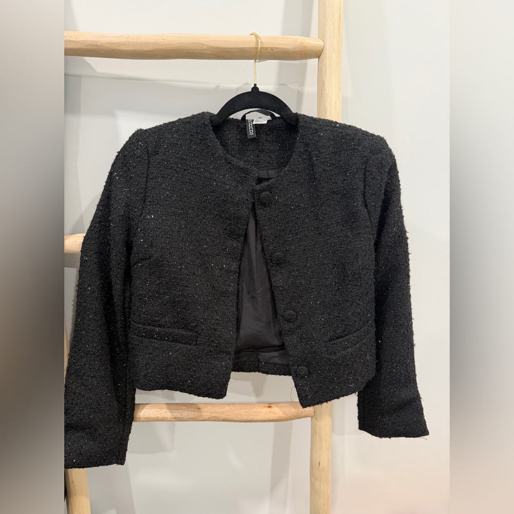 h&m tweed jacket